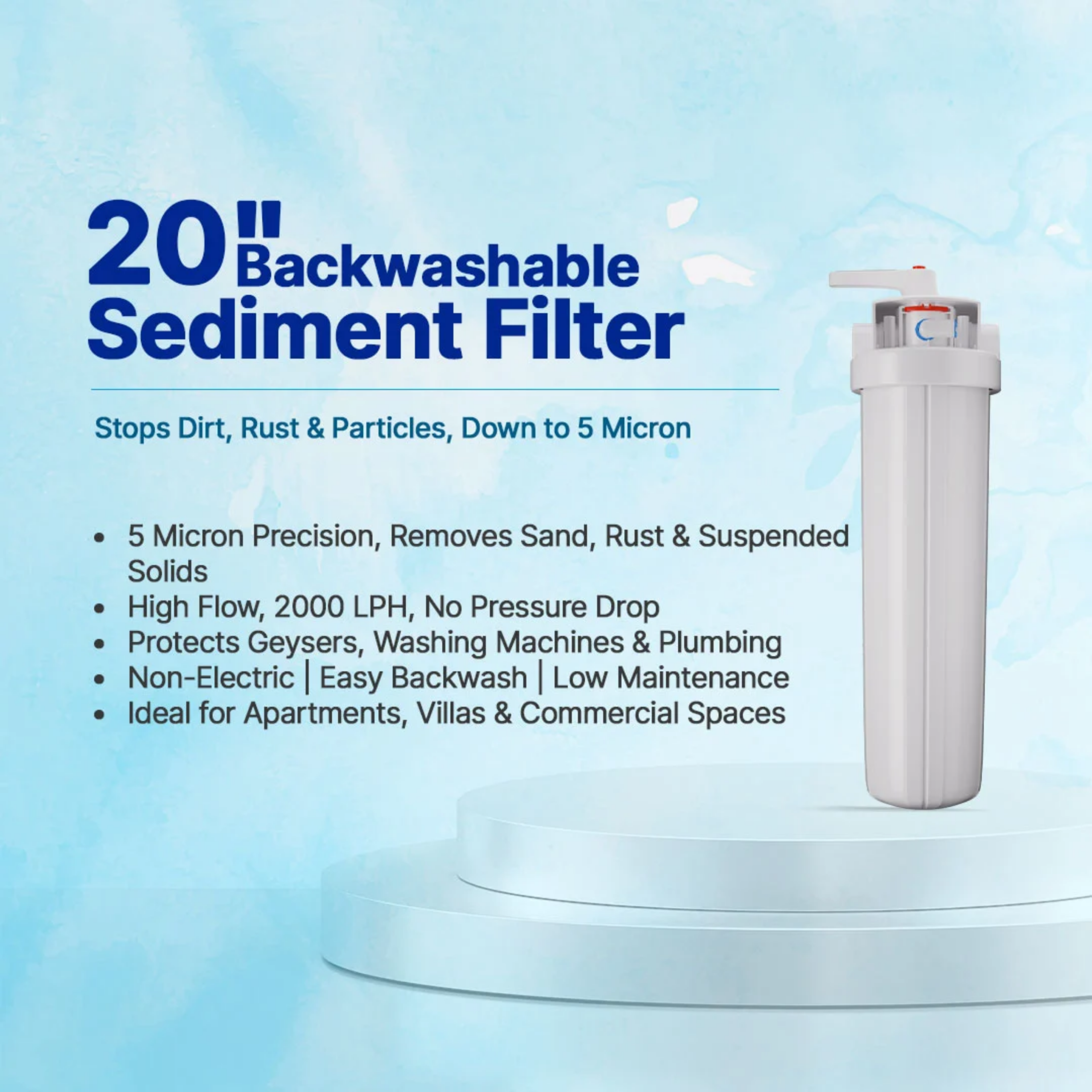 ZeroB Backwash Sediment Filter - Image 2